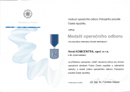 Medaile operačního odporu PP ČR